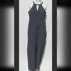 KYODAN OUTDOOR Women’s Gray Stretch Woven Jumpsuit Cropped Pants US